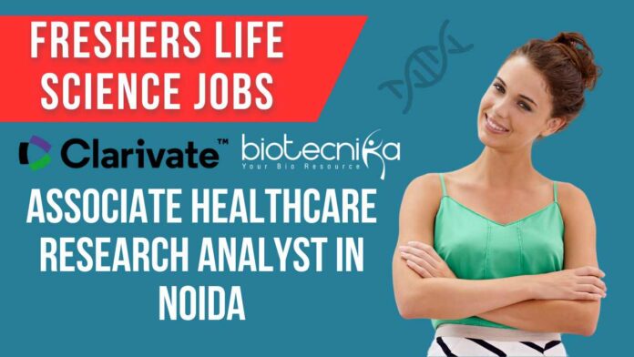 Fresher Job Associate Healthcare Research Analyst In Noida