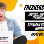 Freshers Biotech Jobs at Beckman