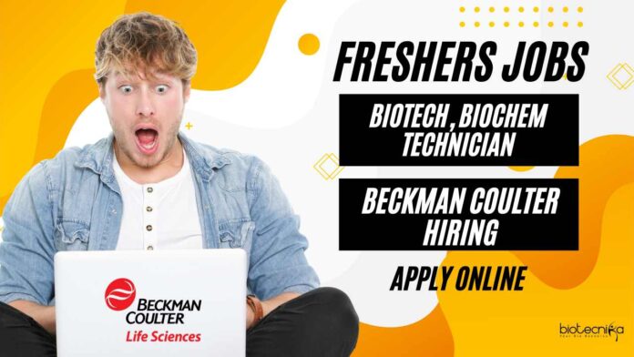 Freshers Biotech Jobs at Beckman
