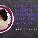 Parexel CRA Job For Biological Sciences