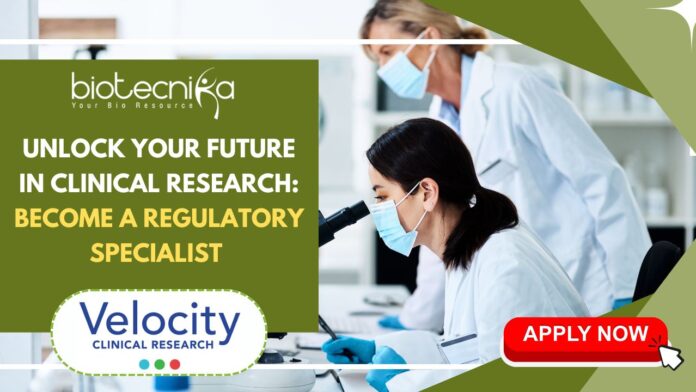 Regulatory Specialist I Role - at Velocity Clinical Research