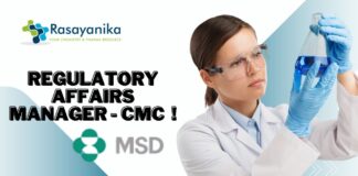 Regulatory Affairs Manager - CMC at MSD Careers!