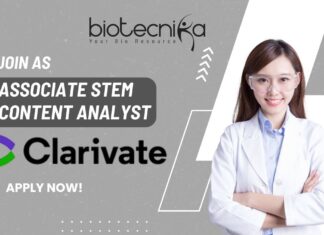Associate STEM Content Analyst at Clarivate