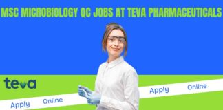 Microbiology QC Job at Teva