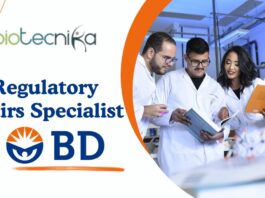 Regulatory Affairs Specialist Job at Medical Devices