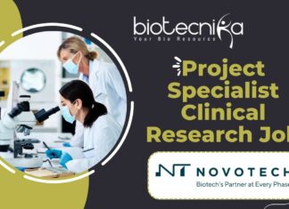 Project Specialist Clinical Research - at Novotech,