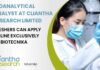 Freshers Biochemistry Jobs at Cliantha Research Limited