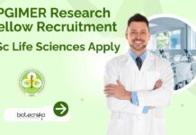 PGIMER Research Fellow Recruitment