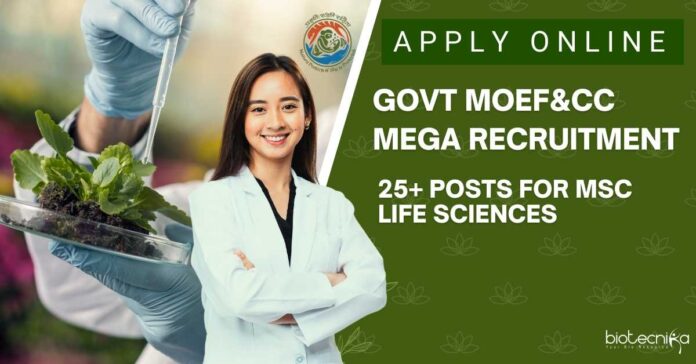 MoEF&CC Scientists Direct Recruitment 2025