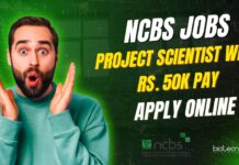 NCBS Biological Sciences Project Scientist
