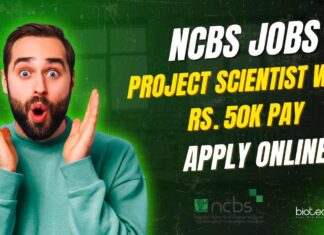 NCBS Biological Sciences Project Scientist