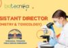 HPPSC Assistant Director (Chemistry & Toxicology) – Apply Now