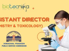 HPPSC Assistant Director (Chemistry & Toxicology) – Apply Now
