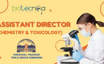 Govt HPPSC Assistant Director Recruitment 2025: Apply Now! HPPSC Assistant Director (Chemistry & Toxicology) – Apply Now