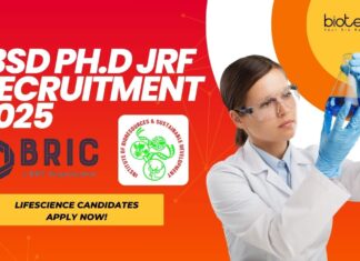 IBSD PhD JRF Life Science Recruitment 2025 – Apply Now!