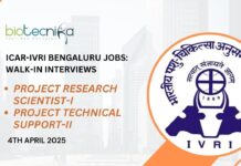 ICAR-IVRI Bengaluru Jobs: Walk-In for Research & Technical Roles- Apply Now 