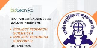 ICAR-IVRI Bengaluru Jobs: Walk-In for Research & Technical Roles- Apply Now 