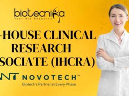 In-house Clinical Research Associate (IHCRA) Job at Novotech