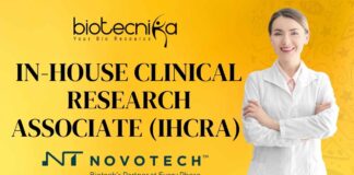 In-house Clinical Research Associate (IHCRA) Job at Novotech
