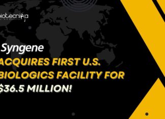 India’s Syngene International Acquires First U.S. Biologics Facility for $36.5 Million! Syngene Acquires