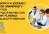 YENEPOYA Project Position Available