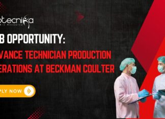 Job Opportunity: Advance Technician Production Operations at Beckman Coulter- Apply Now 