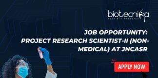 Job Opportunity: Project Research Scientist-II (Non-Medical) at JNCASR- Apply Now 