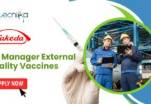 Join Takeda as a QA Manager External Quality Vaccines- Apply Now Takeda Life Sciences QA Manager Job - Apply Now