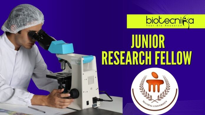 JRF Position at MCBR Manipal – Apply Now
