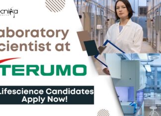 Laboratory Scientist at Terumo – Lifescience Candidates Apply Now! Laboratory Scientist at Terumo - Lifescience Candidates Apply Now!