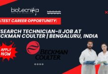 Latest Career Opportunity: Research Technician-II Job at Beckman Coulter | Bengaluru, India- Apply Now Latest Career Opportunity: Research Technician-II Job at Beckman Coulter | Bengaluru, India- Apply Now