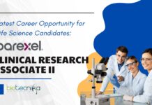 Parexel is Hiring For A Clinical Research Associate – Apply Now Latest Career Opportunity for Life Science Candidates: Parexel is Hiring Clinical Research Associate II in Bengaluru- Apply Now