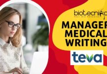Discover Your Dream Job in Medical Writing with Teva Pharmaceuticals – Apply Now! Manager Medical Writing In Bangalore, India - Teva