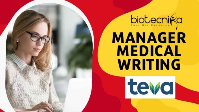 Manager Medical Writing In Bangalore, India - Teva