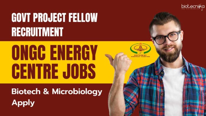 ONGC Biotechnology Jobs 2025