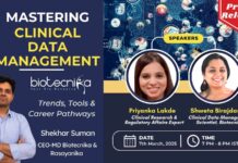 Clinical Data Management Trends, Tools & Career Pathways Webinar Conducted Successfully By Biotecnika