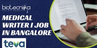 Medical Writer I Job at Teva Pharmaceuticals in Bangalore