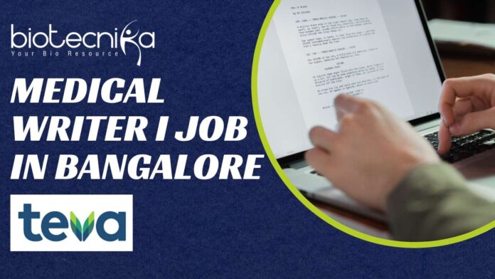 Medical Writer I Job at Teva Pharmaceuticals in Bangalore