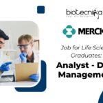 Merck Data Analyst Job For Life Sciences, Apply Now Merck Job for Life Science Graduates: Analyst Data Management- Apply Now