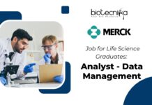 Merck Data Analyst Job For Life Sciences, Apply Now Merck Job for Life Science Graduates: Analyst Data Management- Apply Now
