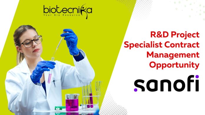 R&D Project Specialist Contract Management Opportunity