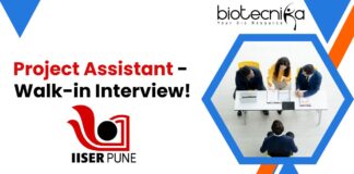 Project Assistant - Walk-in Interview!
