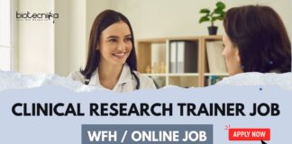 Clinical Research Trainer Job