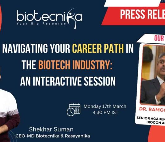 Biocon Webinar at Biotecnika Conducted Successfully