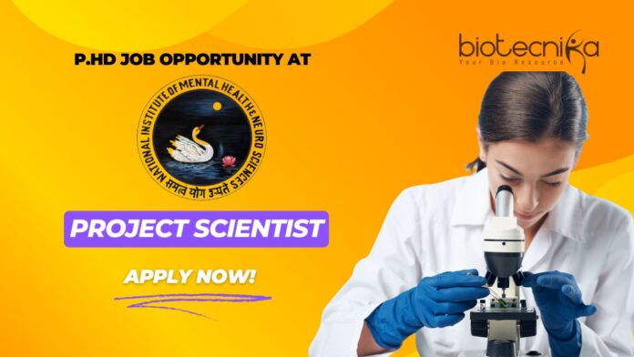 Ph.D Job Opportunity at NIMHANS