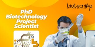 PhD Biotechnology Project Scientist