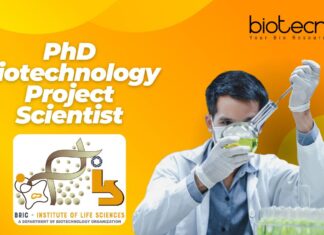 PhD Biotechnology Project Scientist