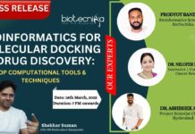 Bioinformatics for Molecular Docking & Drug Discovery Webinar Hosted Successfully