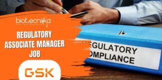 Regulatory Associate Manager Job