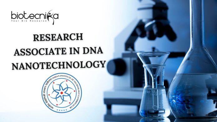 Research Associate in DNA Nanotechnology. Apply at IIT Gandhinagar